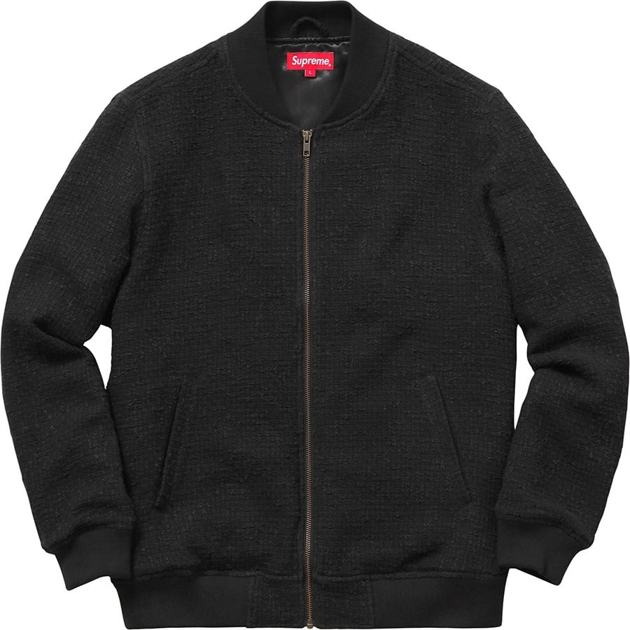 Bouclé Varsity Jacket view 7